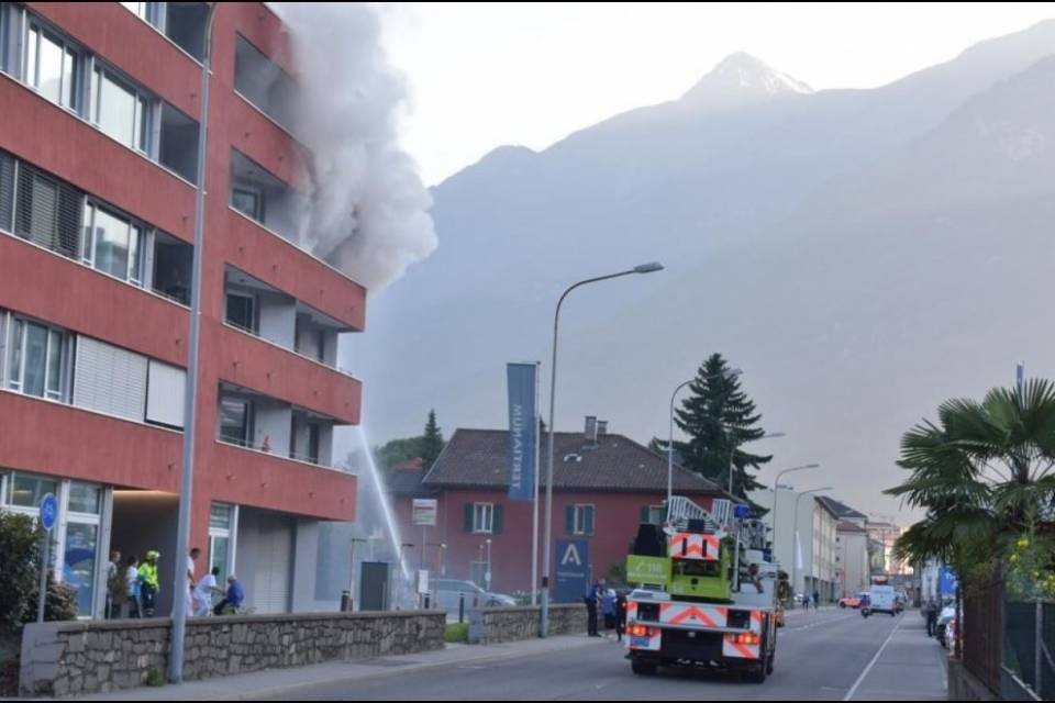 Incendio al Tertianum, deceduta l'anziana