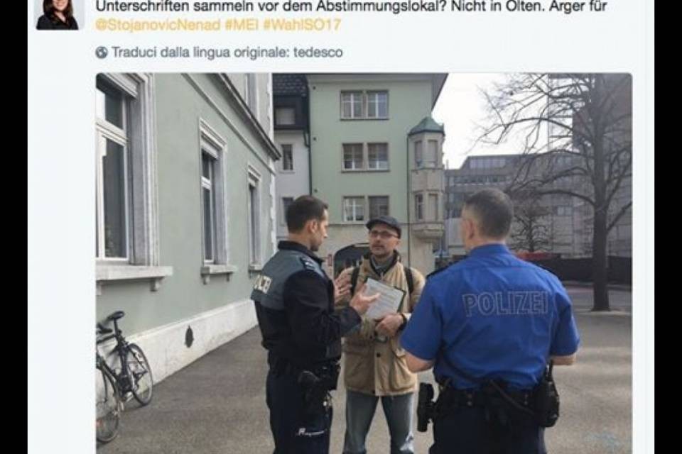 Olten denuncia Stojanovic