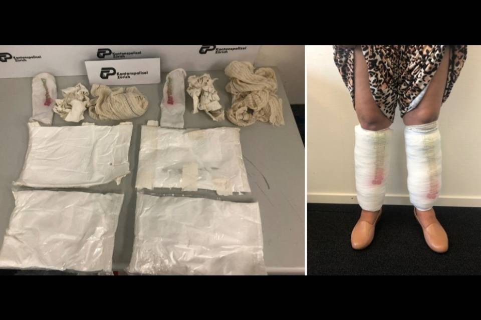 Arrestate due corriere della droga all'aeroporto di Zurigo