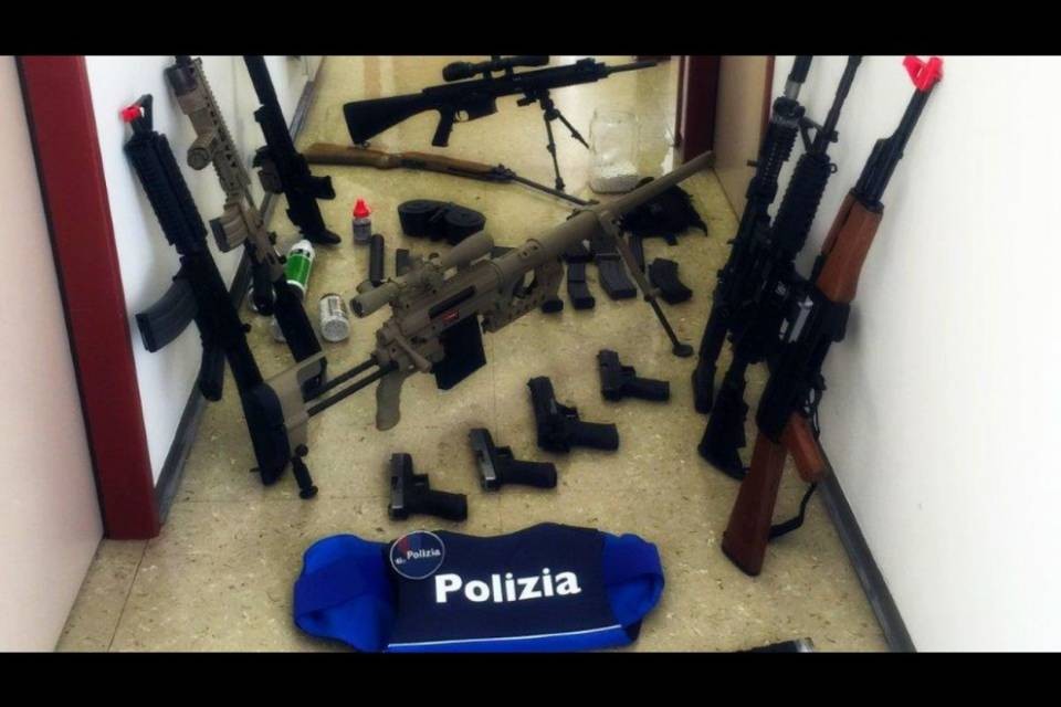 Softair bandito a Bedigliora