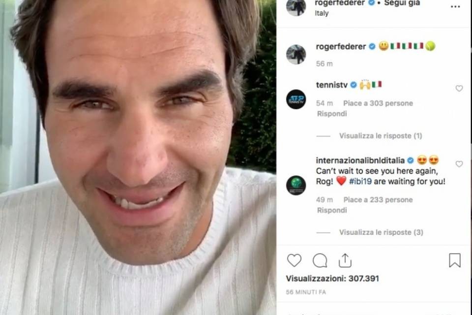 Dopo 3 anni, Roger torna a Roma