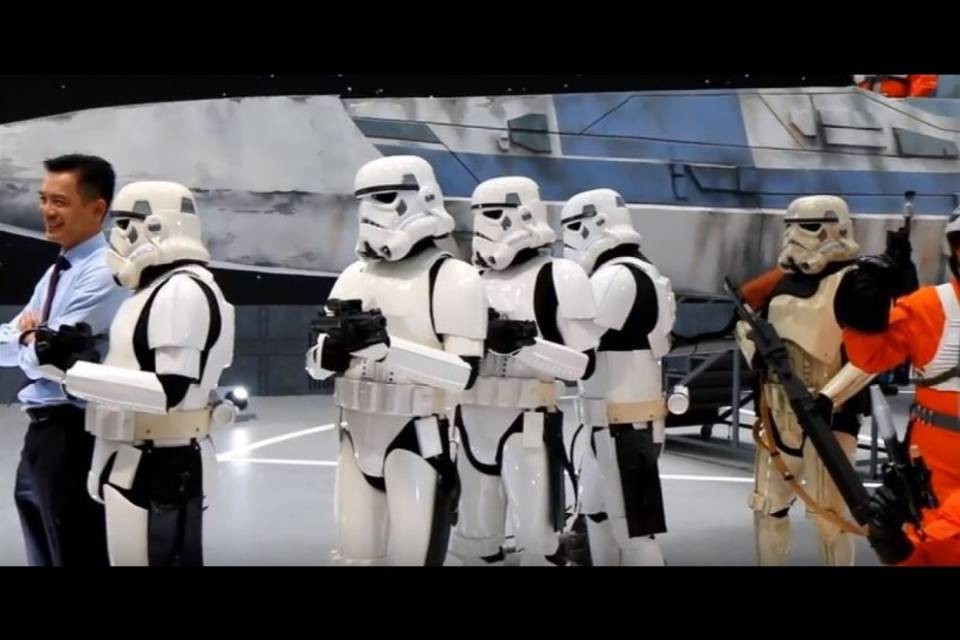 L'aeroporto di Singapore celebra Star Wars