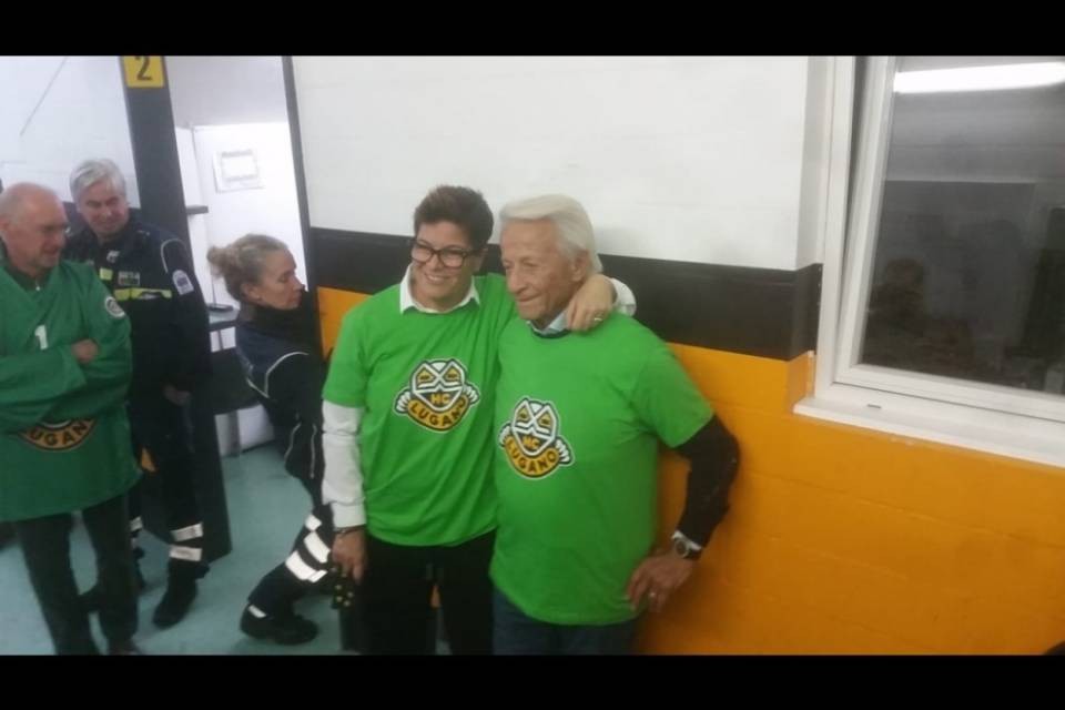 Grandi festeggiamenti per Geo Mantegazza alla CornèrArena