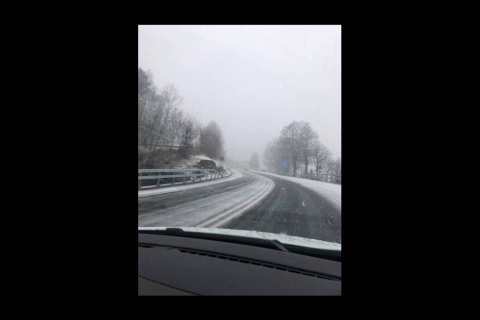 Neve, cominciano i primi disagi