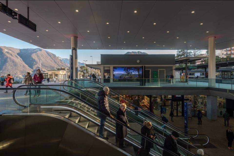 Lugano, riapre il marciapiede 1 della stazione FFS