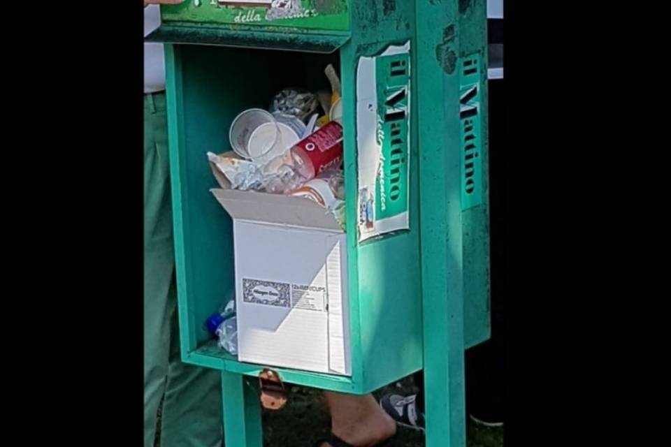 Ancora vandalizzata una cassetta del Mattino