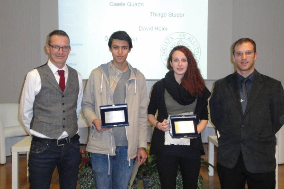 Premiati i 4 migliori allievi SAMB