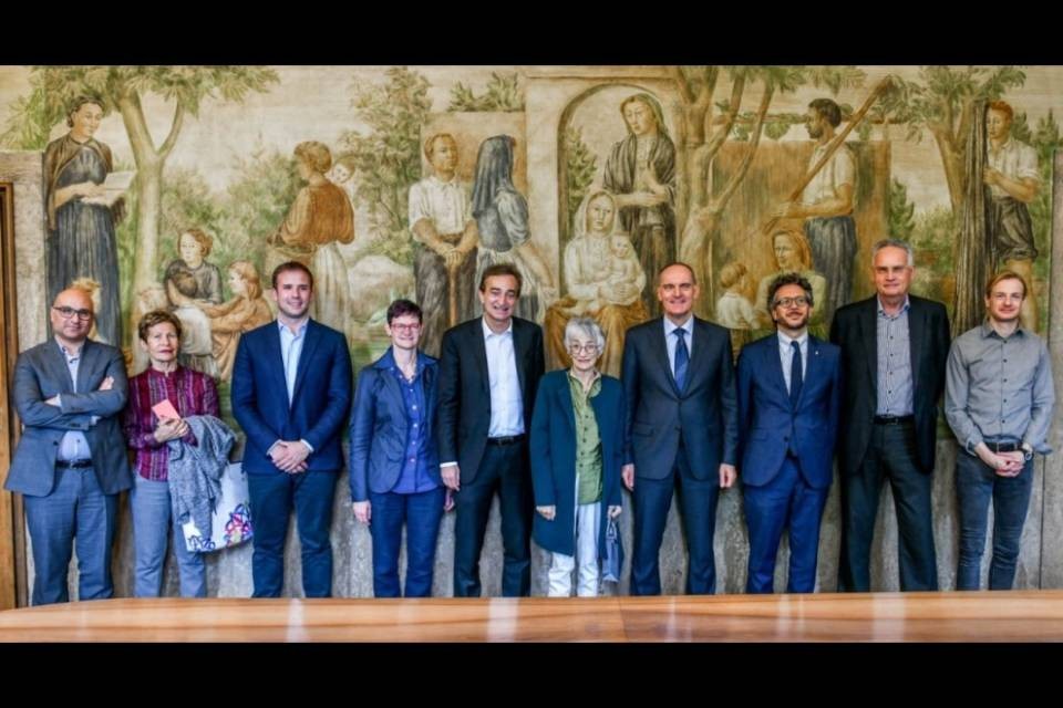 Vania Luraschi ricevuta dal Municipio di Lugano