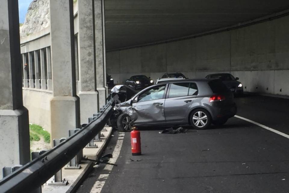 Incidente sul passo del San Gottardo