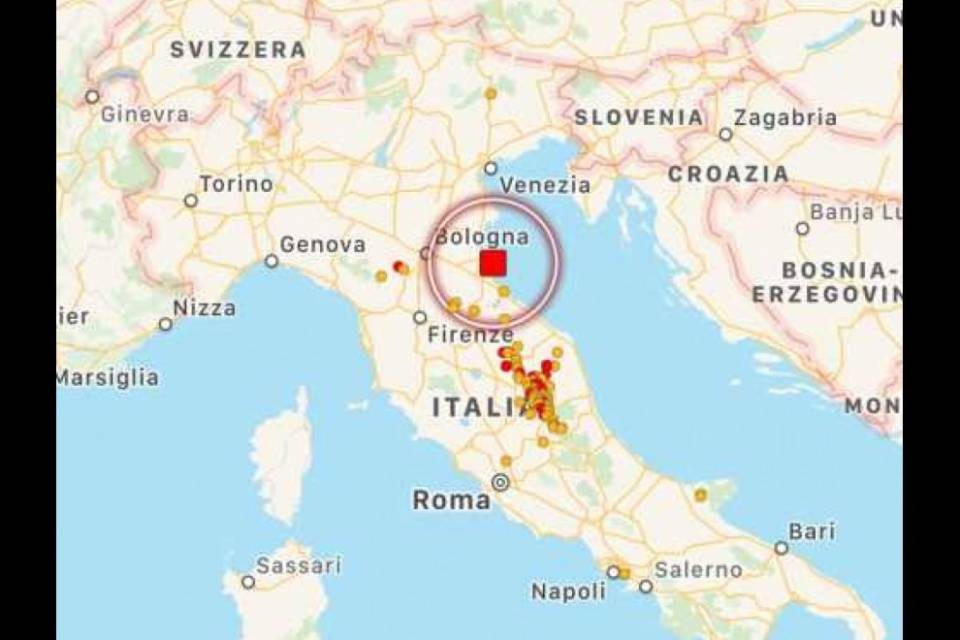 Paura in Romagna per un terremoto magnitudo 4,6