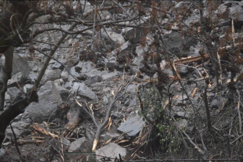 Smottamento in Val Malvaglia