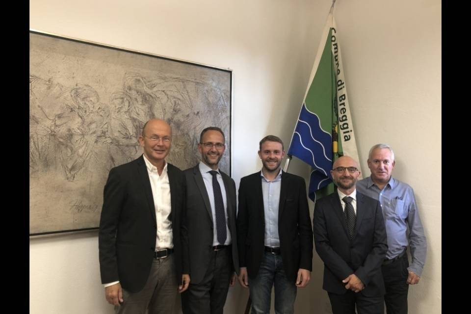 Gobbi visita Breggia
