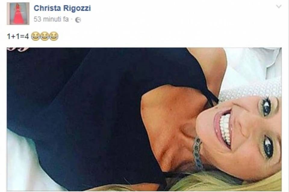 Christa Rigozzi aspetta due gemelli!