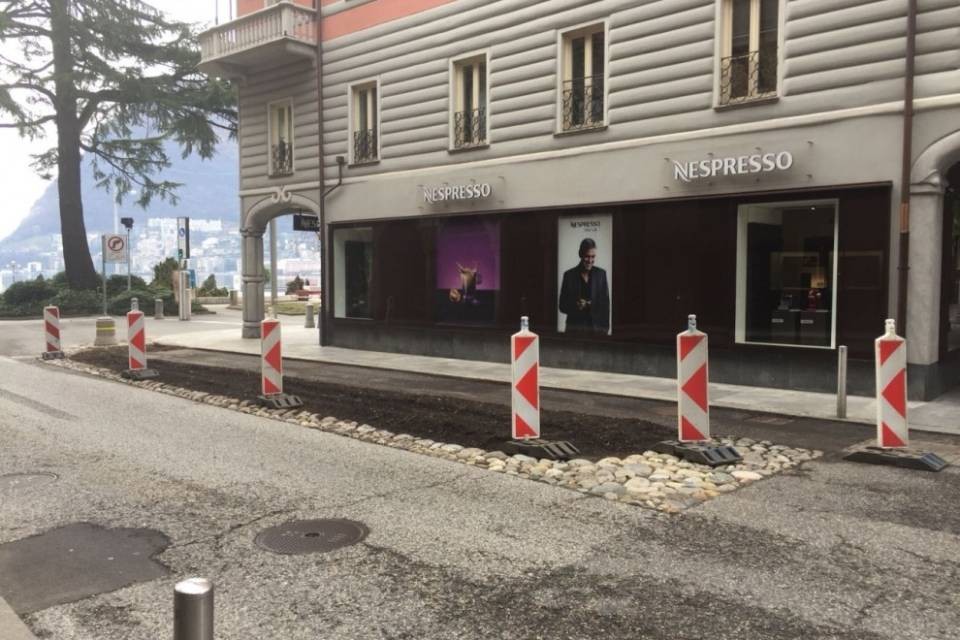 Al via la posa delle nuova pavimentazione di Lugano