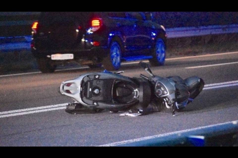 Lo scooterista è deceduto