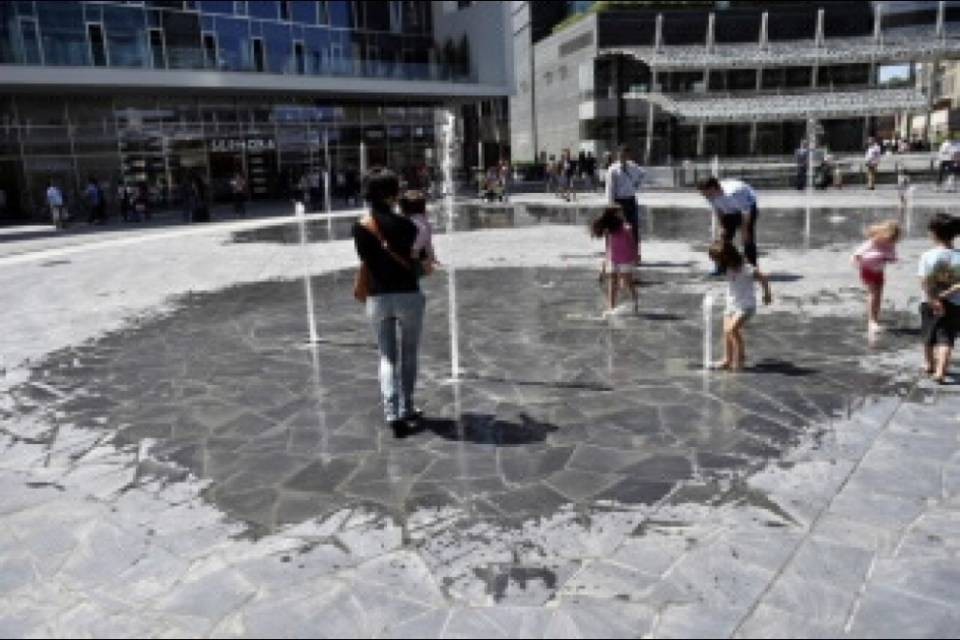 Getti d'acqua in centro a Lugano?