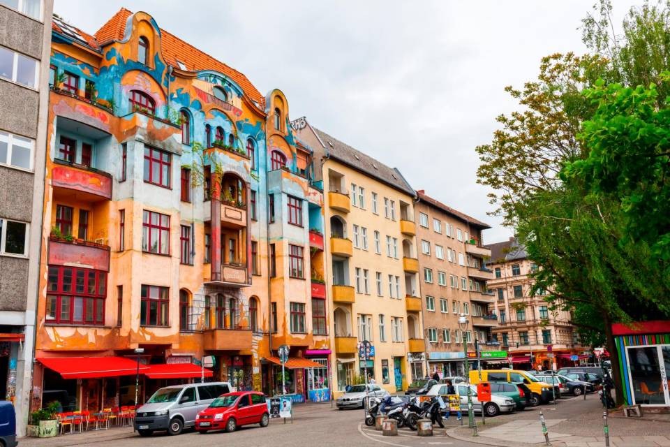 Quartiere Kreuzberg a Berlino. Foto Shutterstock
