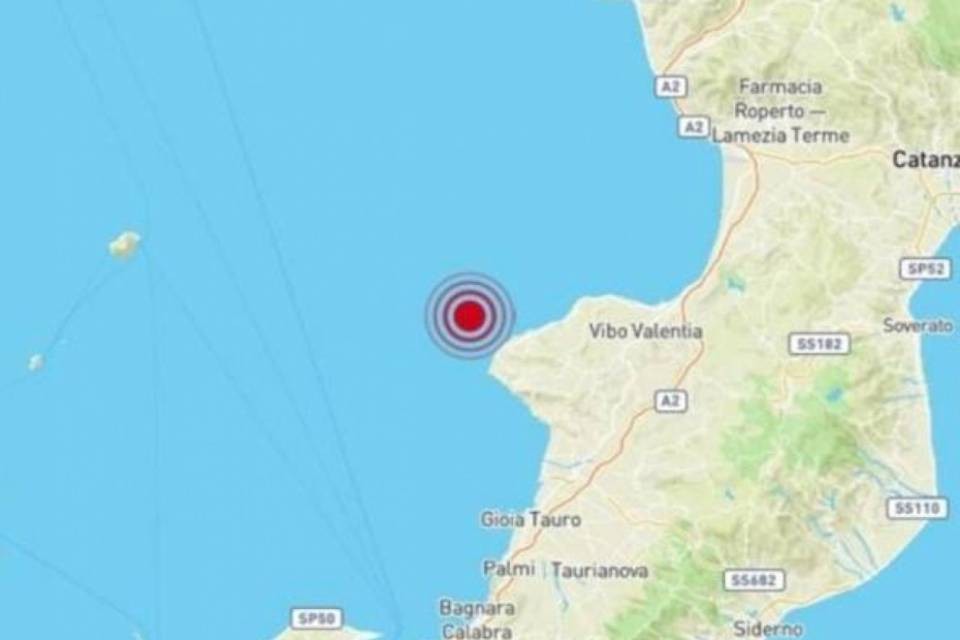 Terremoto nella notte in Italia