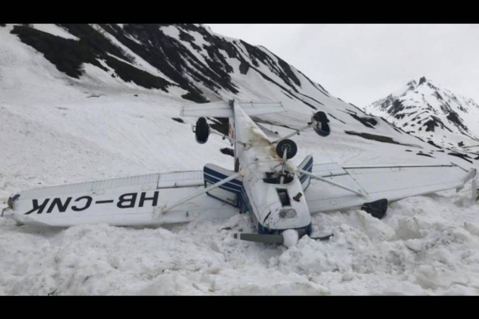 Incidente aereo a buon fine per un Cessna in Val Bedretto