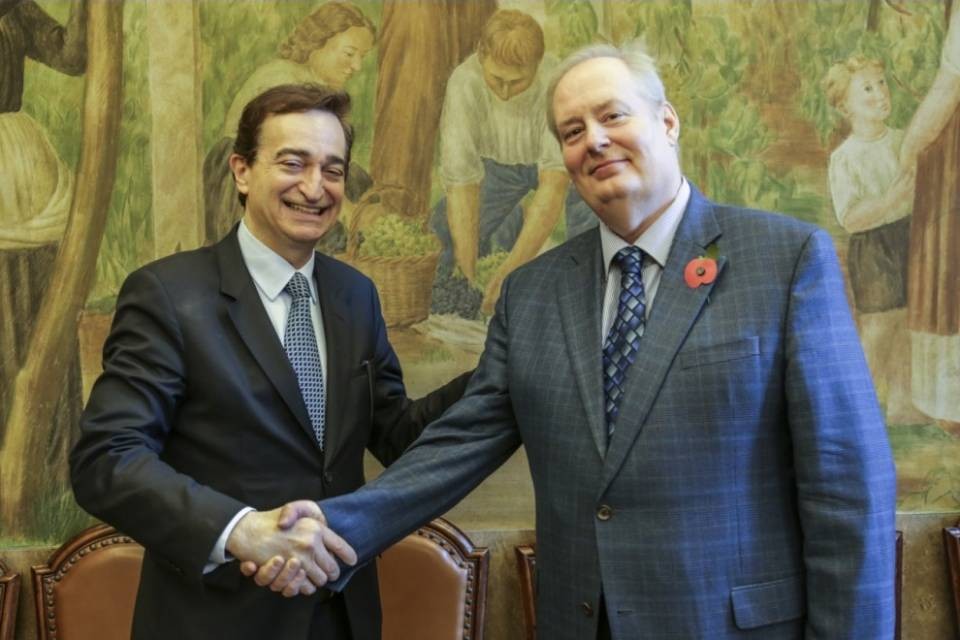 L'ambasciatore britannico a Lugano