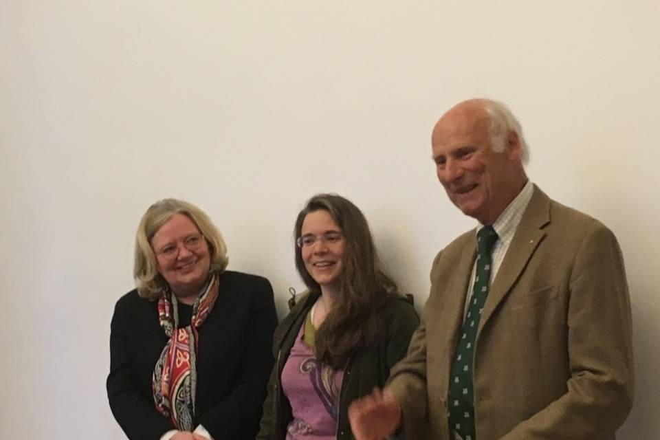 Manfred Walder vincitore del premio "Sir Peter Smithers"