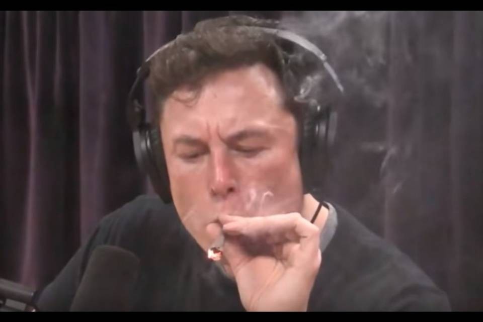 Musk fuma marijuana in diretta, Tesla crolla in Borsa