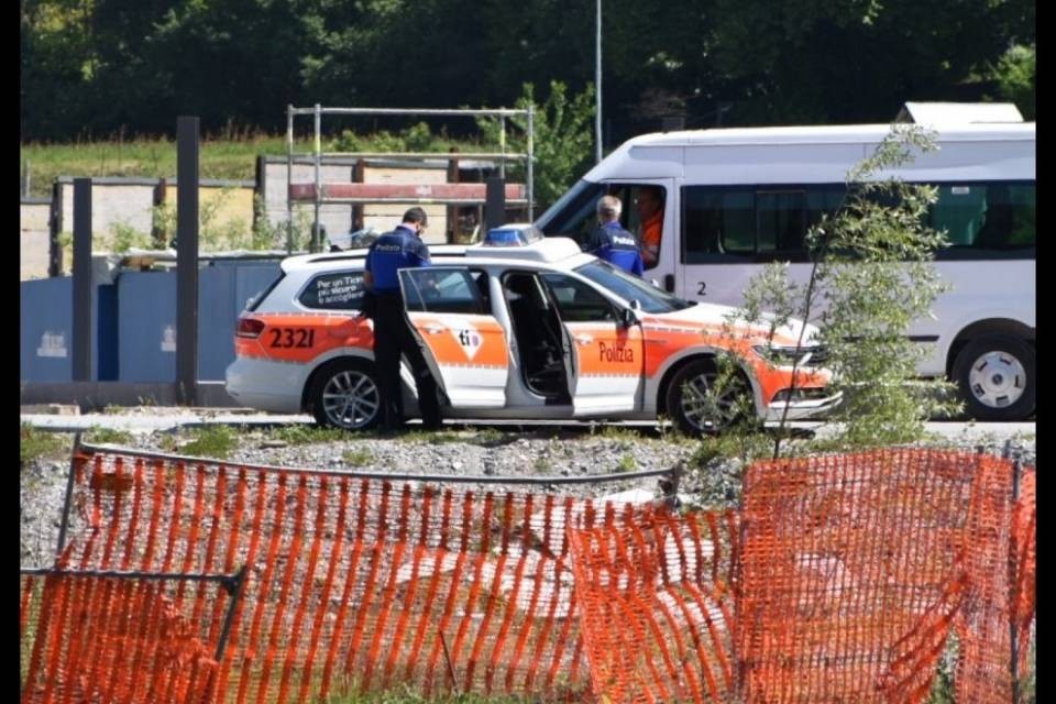 Blitz in un cantiere a Muralto