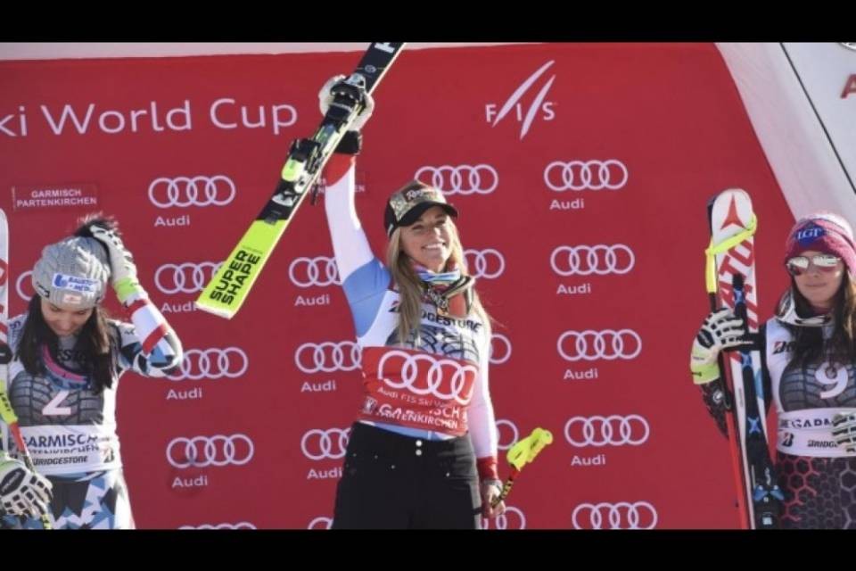 Dominio di Lara Gut nel super gigante di Garmisch