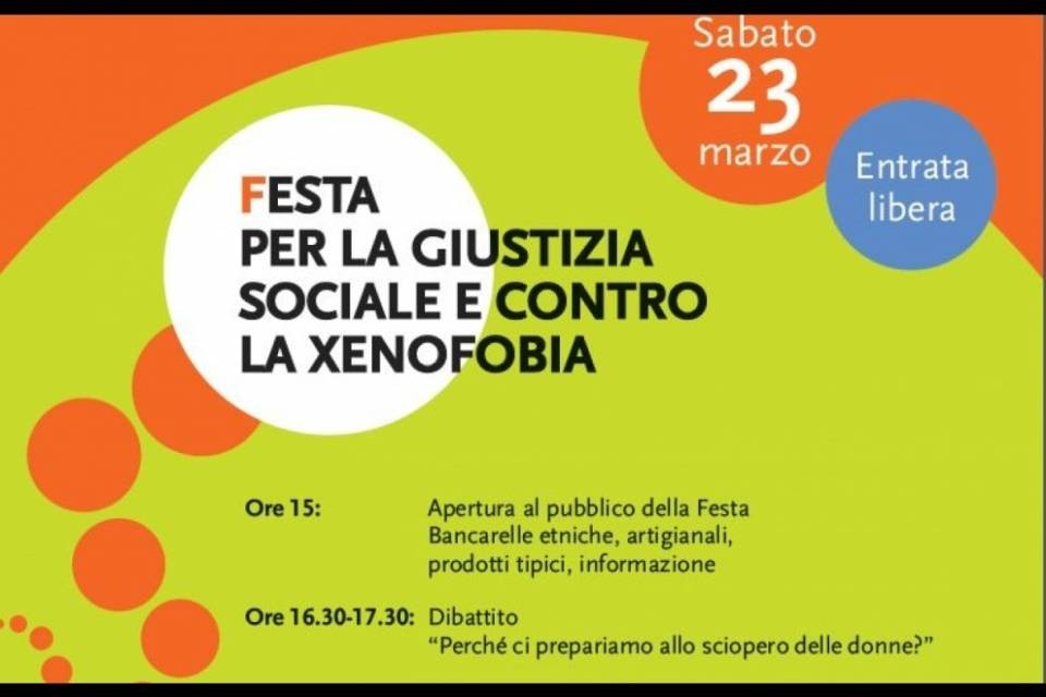 "Contro la xenofobia e per la giustizia sociale"