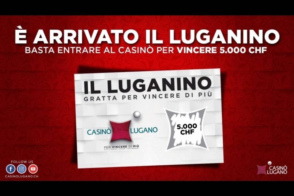 Jackpot, Poker e “Luganino”: primavera ricchissima al Casinò di Lugano