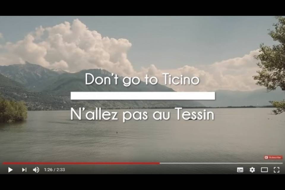 Il video di un turista: "Non andate in Ticino"