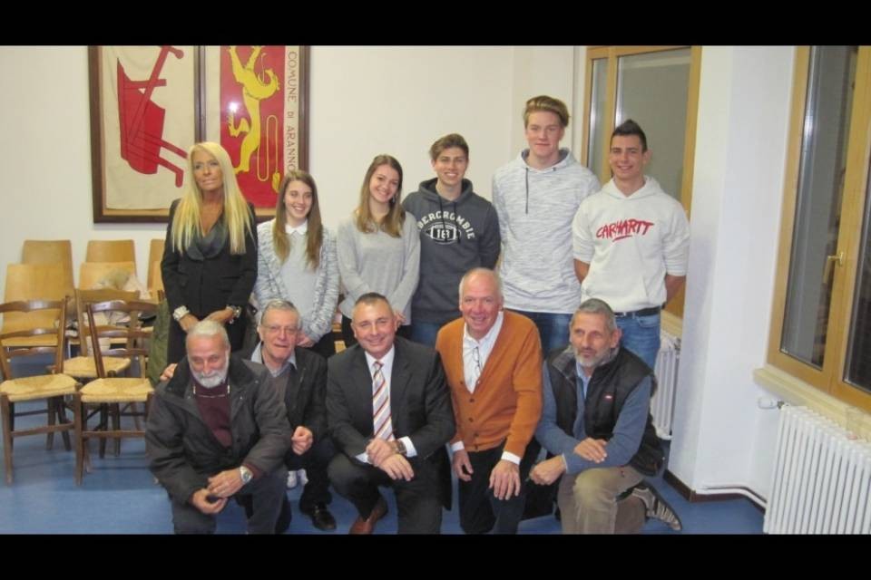 Aranno incontra i suoi neo 18enni