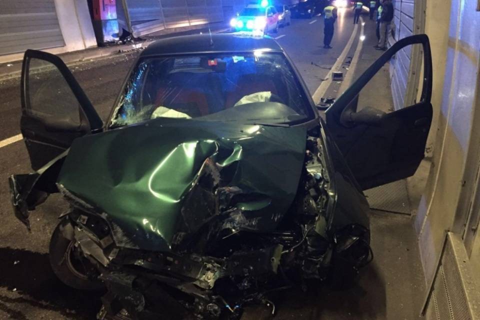 Incidente nella notte sulla A2