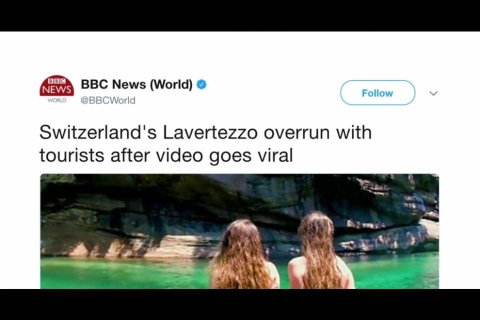 La Verzasca fa il giro dell'Europa