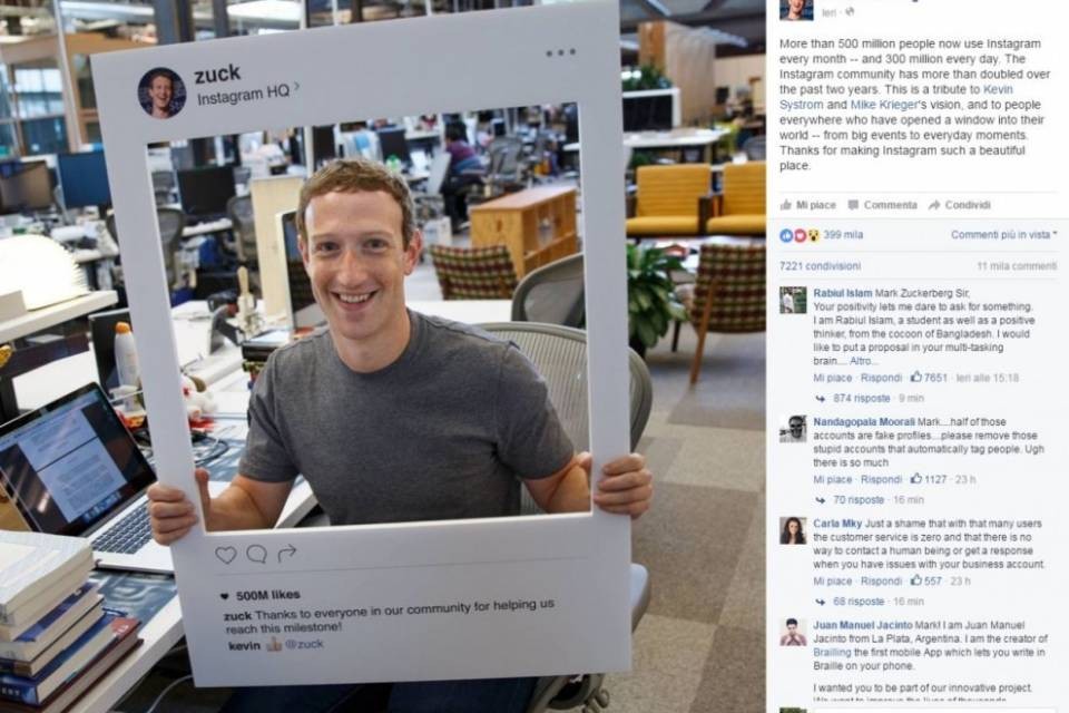 Facebook "fa morire" per errore milioni di utenti