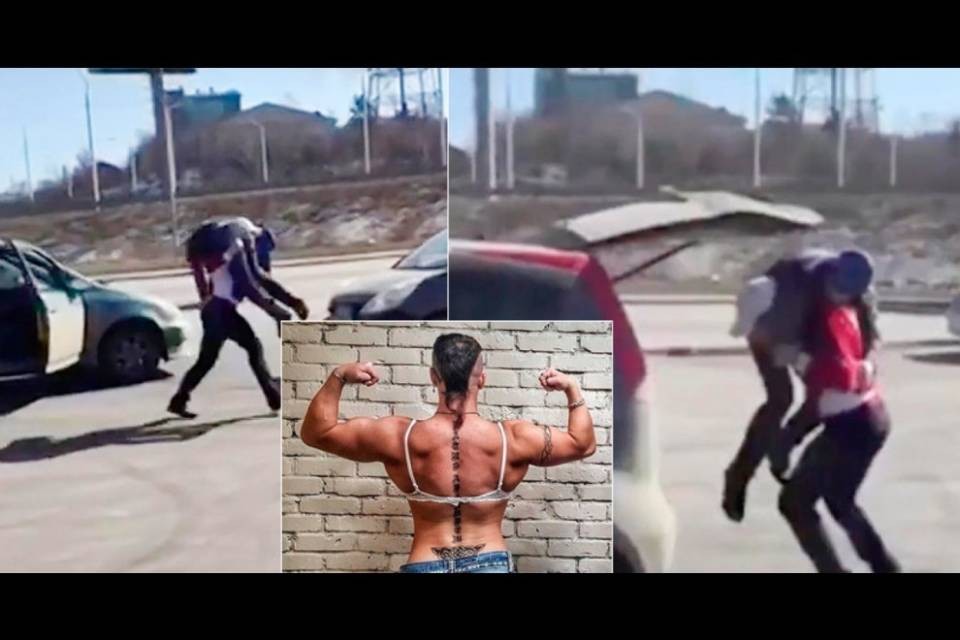 Mai tagliare la strada a questa donna!