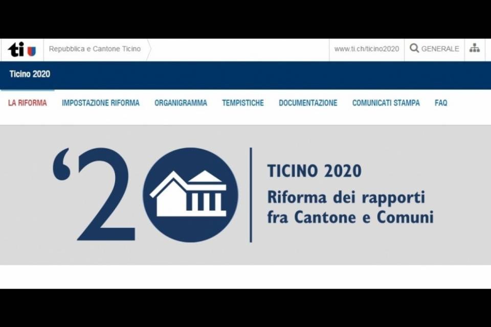 I rapporti fra Cantone e comuni in un sito internet
