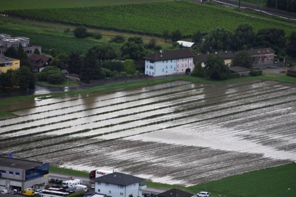 Forti piogge e vento stanotte in Svizzera