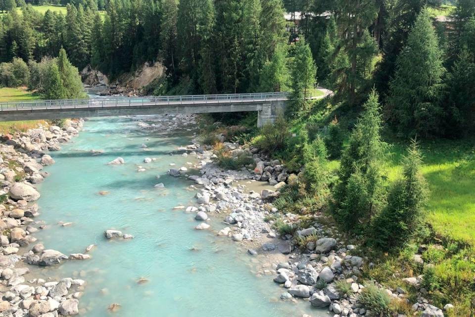 Una foto scattata dalla polizia cantonale grigionese a fine agosto