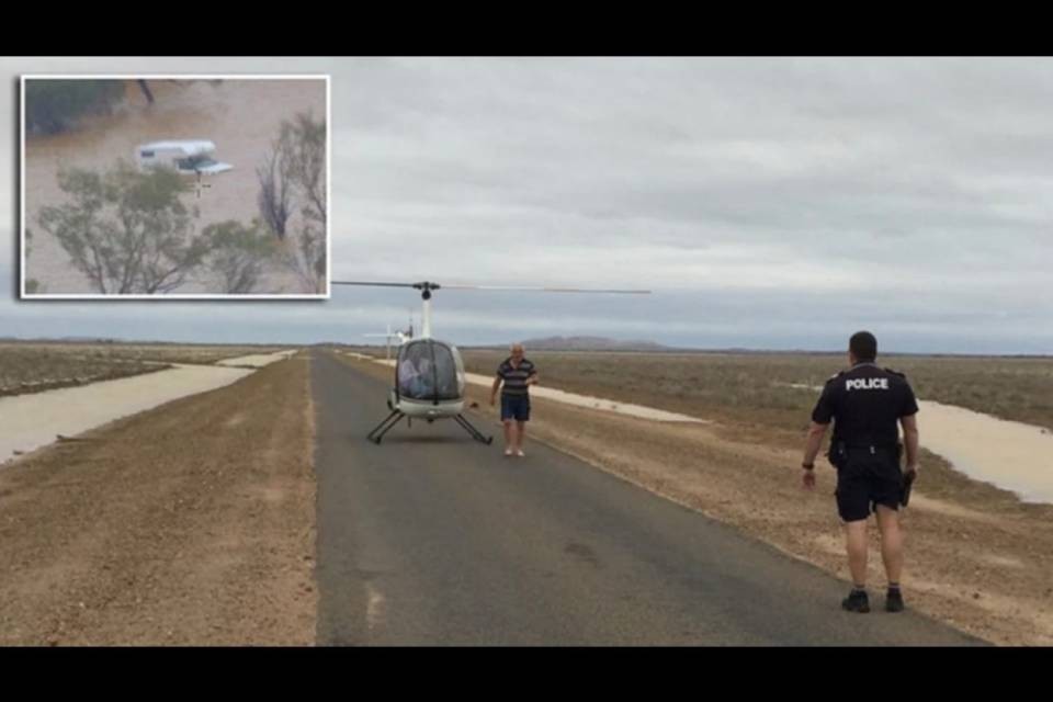 Australia, turisti svizzeri salvati da un elicottero
