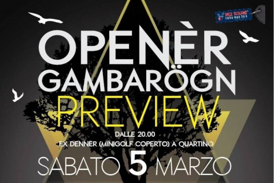 Torna l'Openèr Gambarögn Preview
