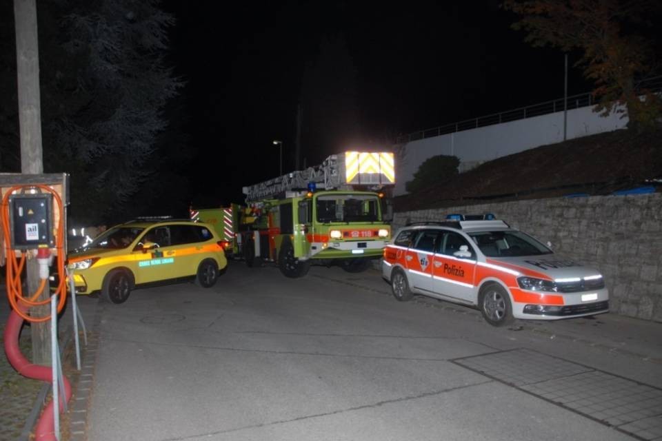 In fiamme una sauna a Montagnola