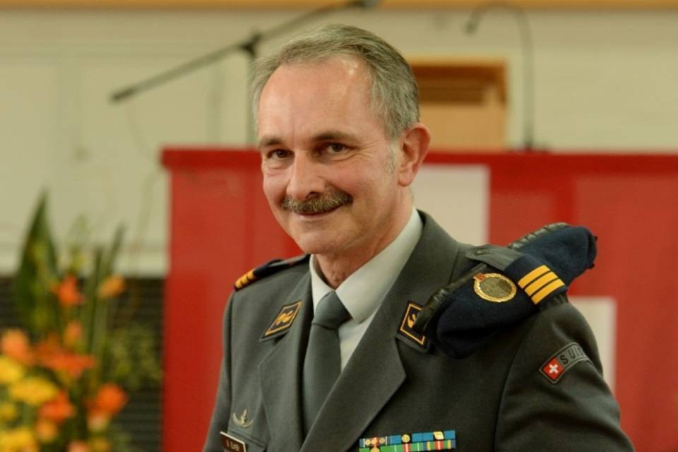 Nuovo comandante del centro di reclutamento del Ceneri