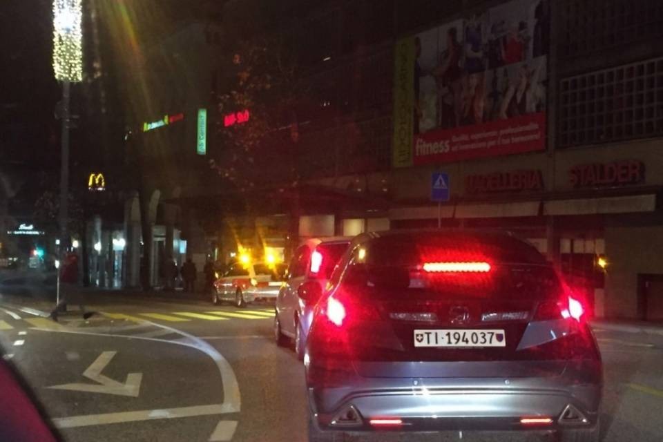 La polizia interviene al bar Silo di Muralto