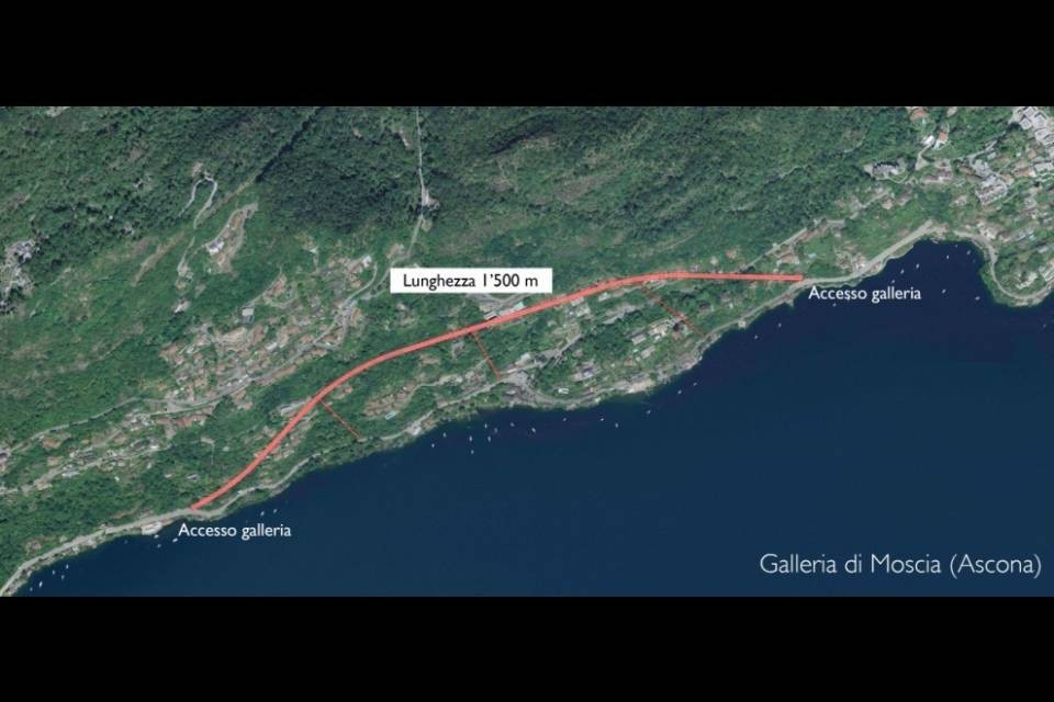 Pubblicato il bando per la progettazione della galleria di Moscia