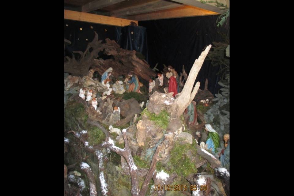 Un presepe dedicato a Christian Vitta