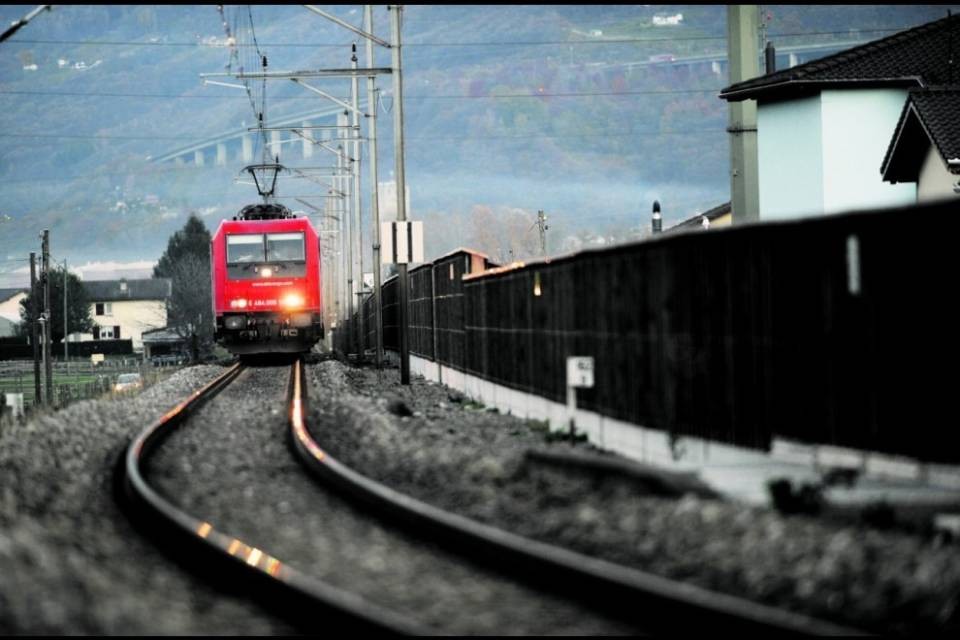 Secondo binario tra Contone e Tenero
