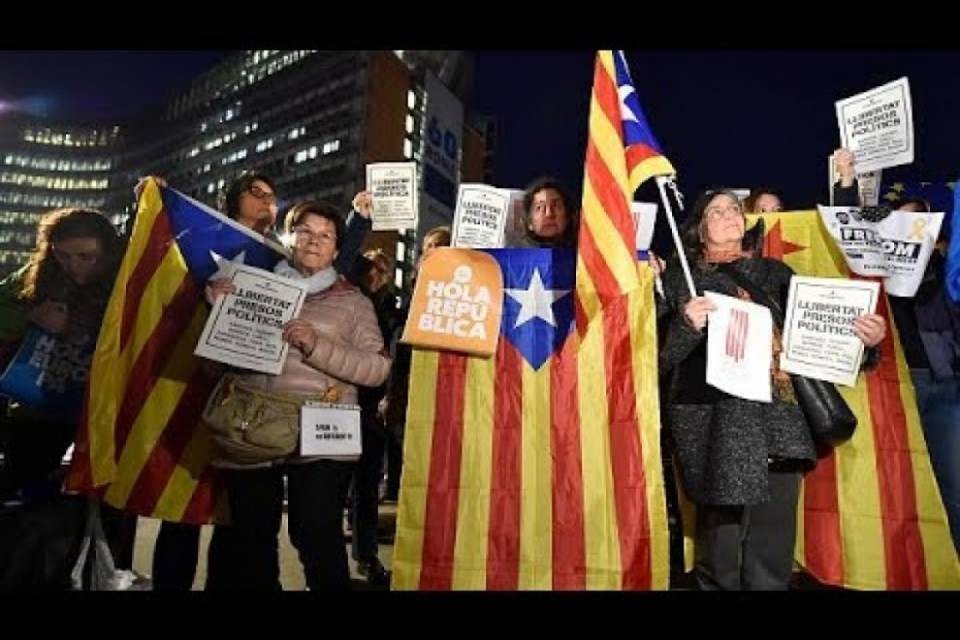 I catalani di Svizzera protestano in piazza