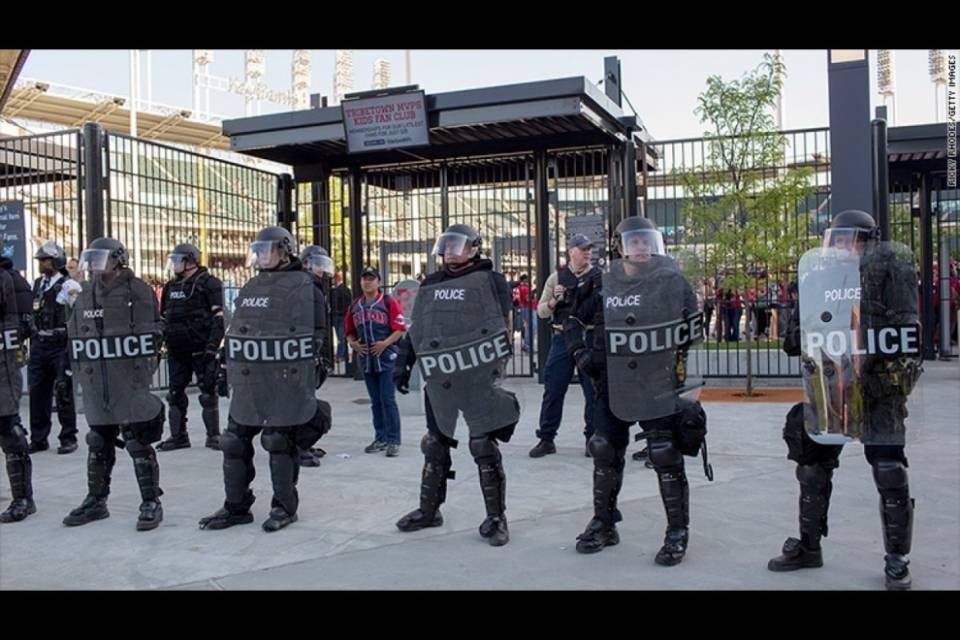 Cleveland blindata per il Trump-show