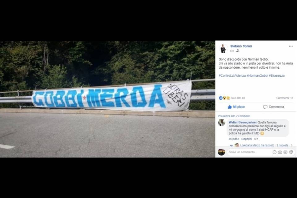 "Chi va allo stadio per divertirsi non ha nulla da nascondere"